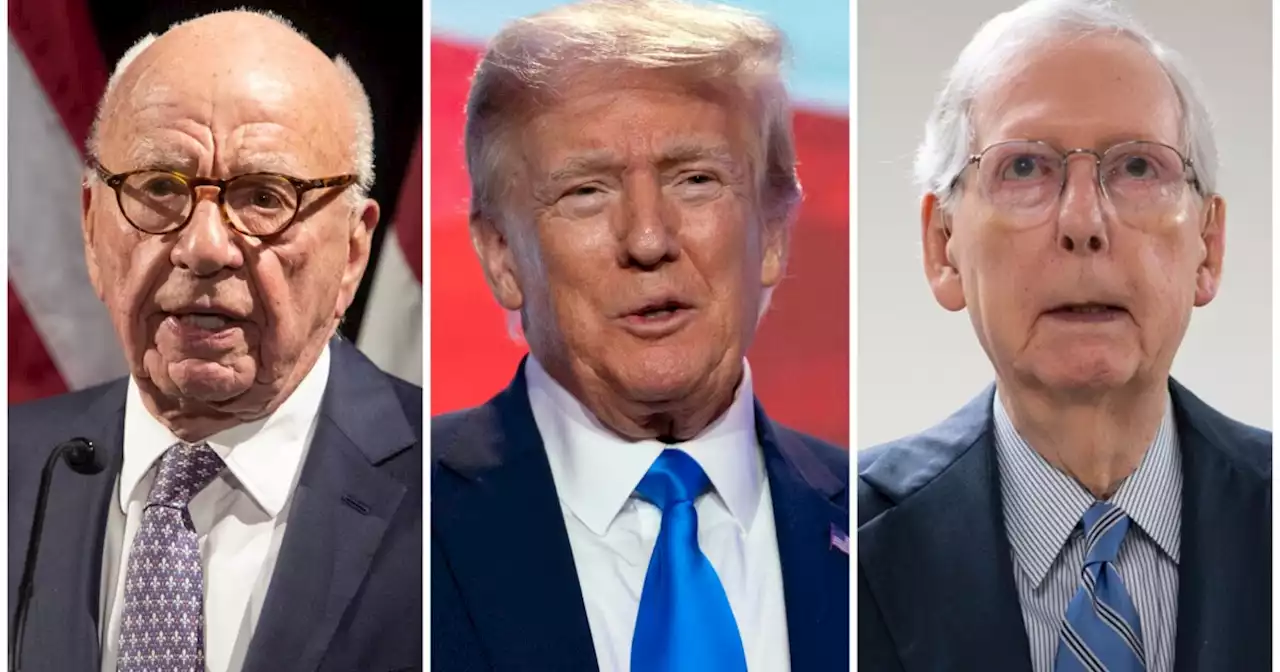 Trump uses Rupert Murdoch's retirement as way to bash McConnell