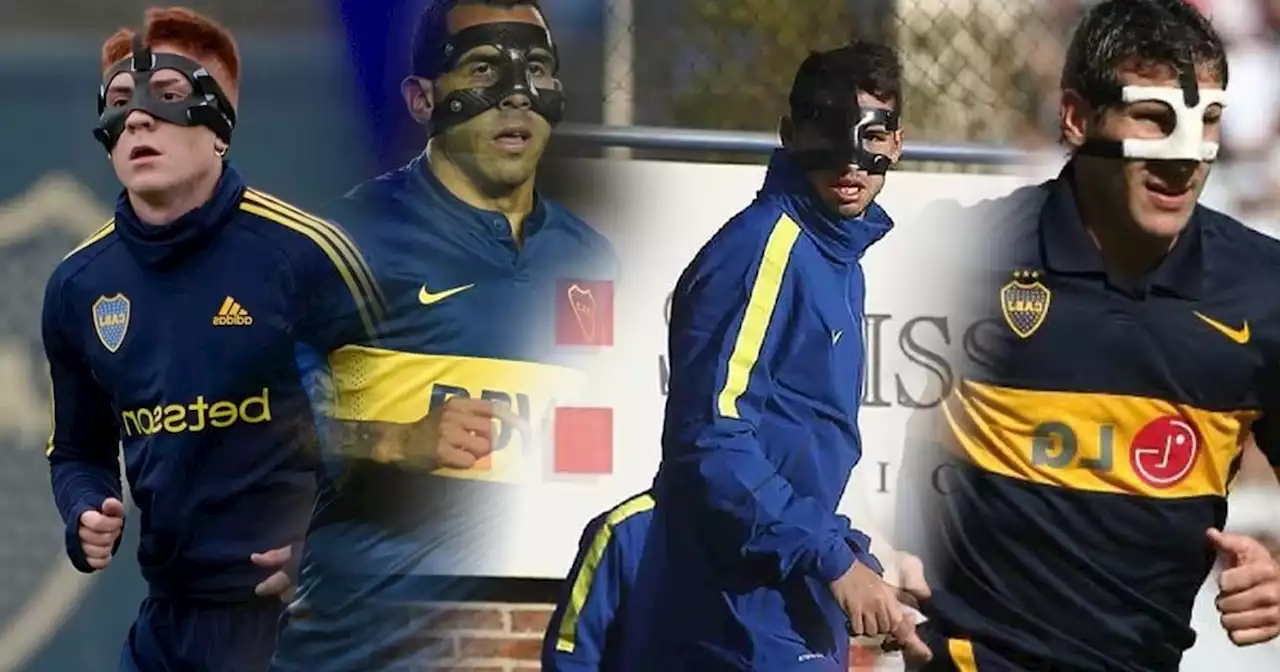 Barco, el hombre de la máscara: ¿qué otros jugadores de Boca la utilizaron?