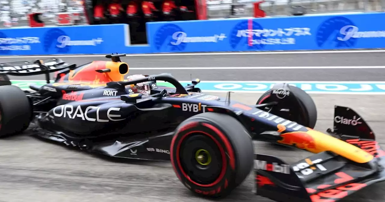 GP Japón: Vertsappen metió el 1-2 en los primeros ensayos libres