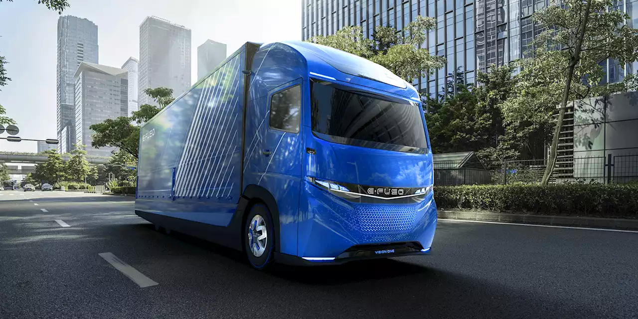 Daimler präsentiert E-FUSO und E-Lkw Vision One