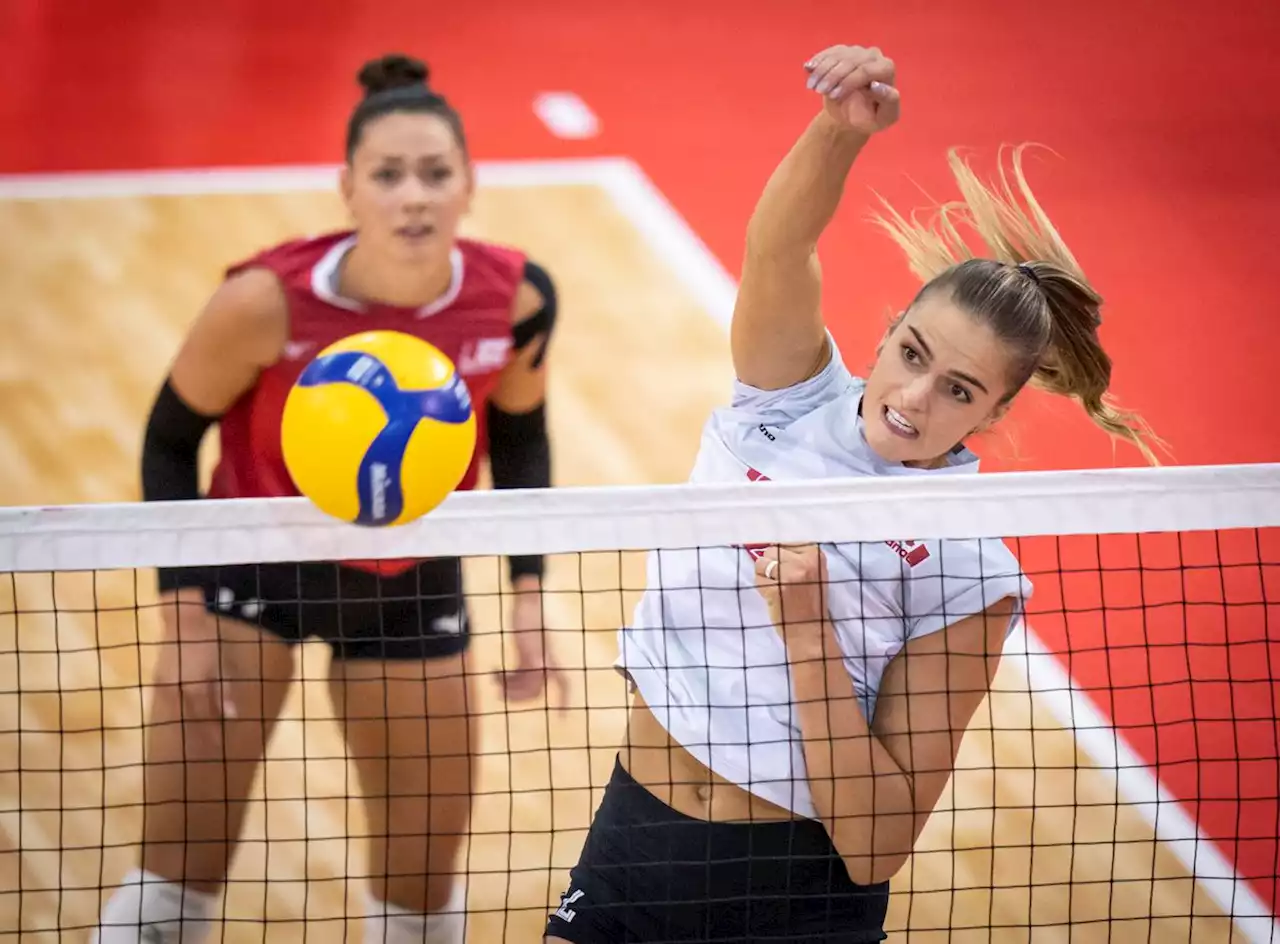 Canada beats Ukraine 3-1 in women’s volleyball Olympic qualifier