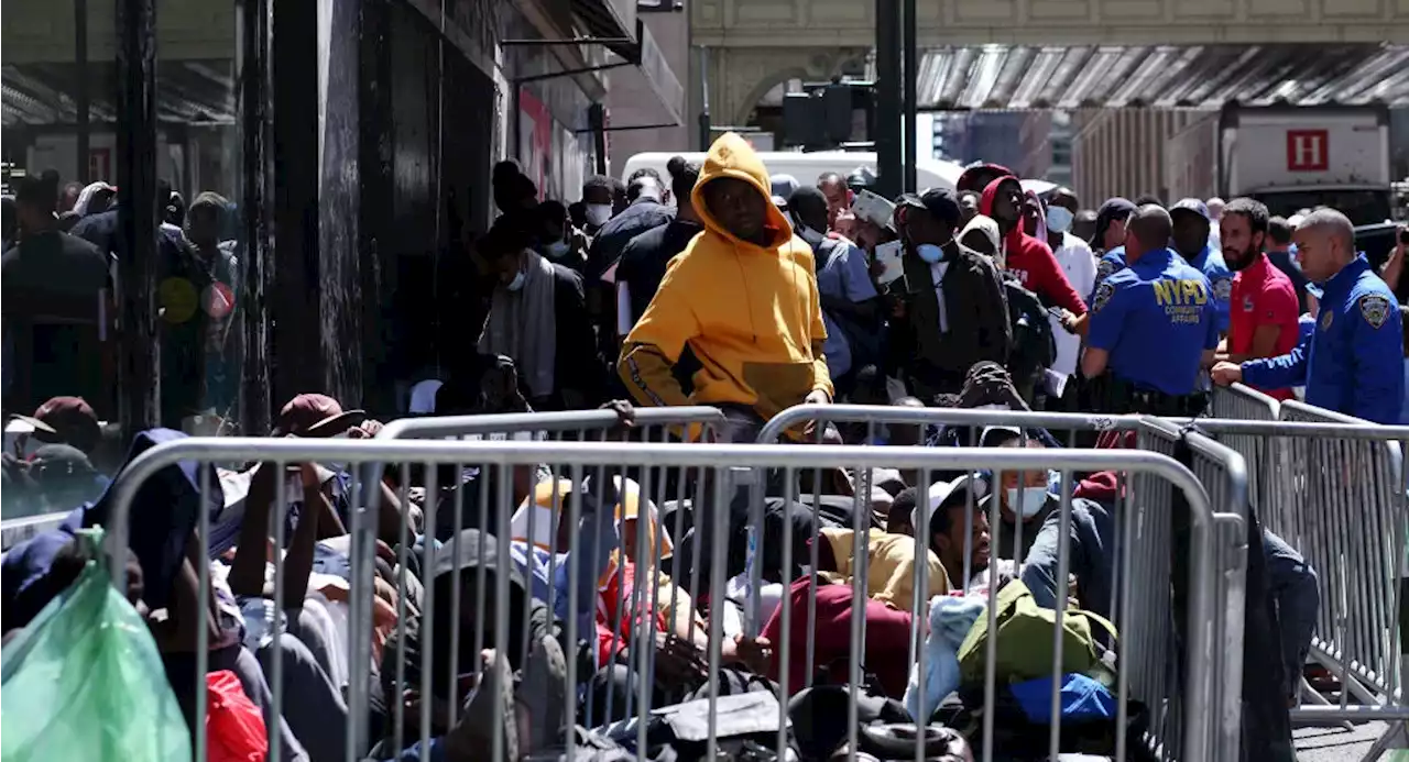 Migrants fear sleeping on the streets as NYC moves to kick them out of shelters