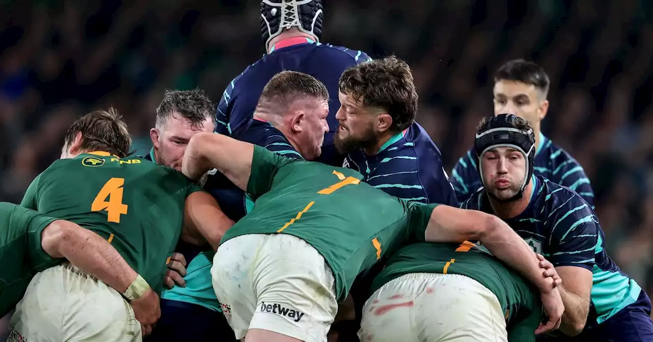 Beware a Boks backlash after Ireland scrum came of age against South Africa