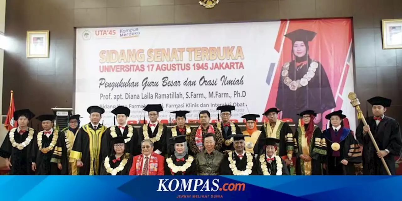 Universitas 17 Agustus 1945 Jakarta Kukuhkan 1 Guru Besar Farmasi