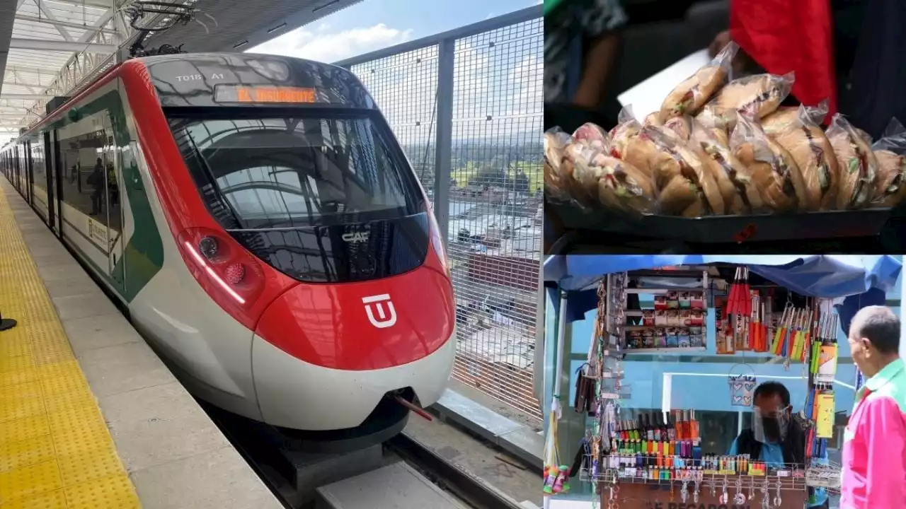 Tren Interurbano: Comienzan a vender 'guajolocombos' y chilaquiles; comercio informal llega a El Insurgente