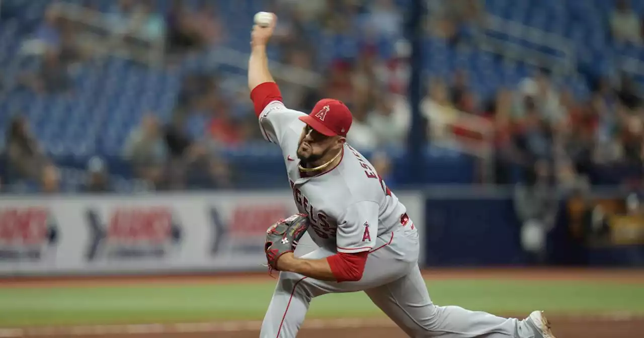 Carlos Estévez can't hold back Rays from rallying to a walk-off win over Angels