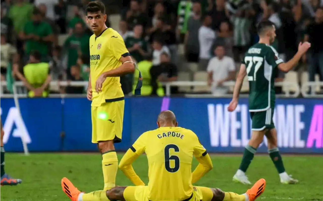 Resumen del partido: Panathinaikos vs Villarreal (2-0). GOLES