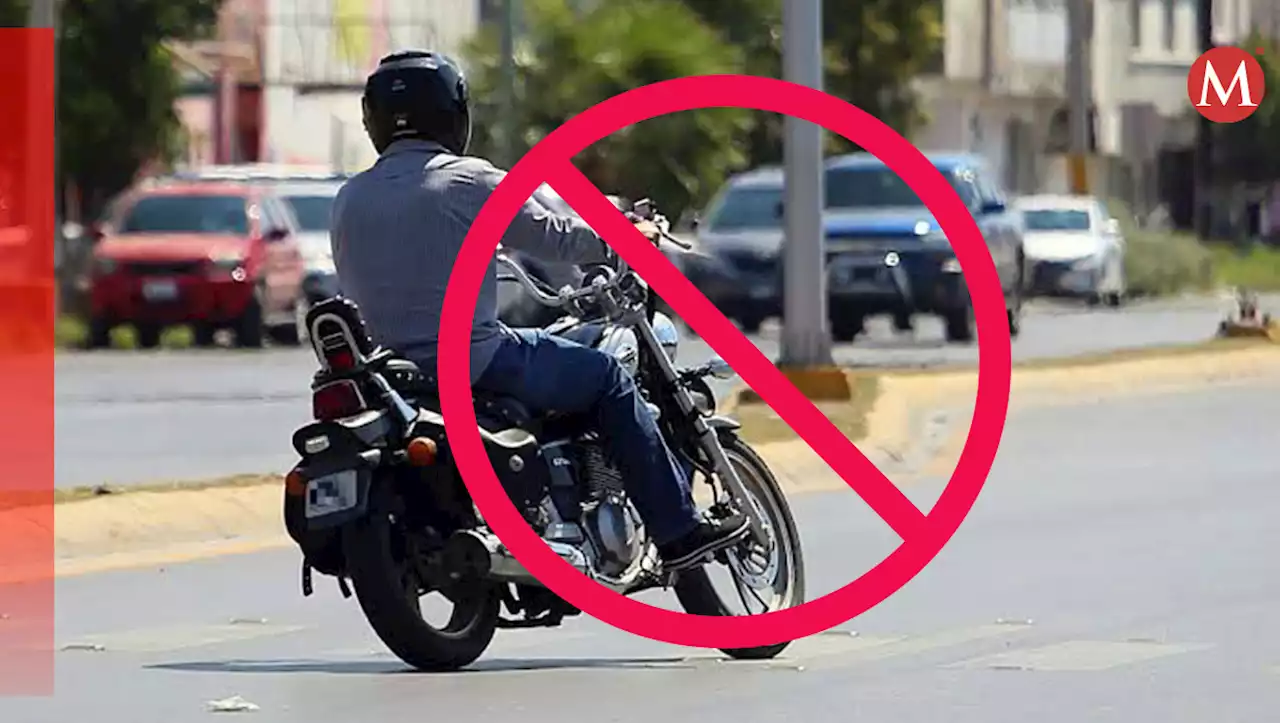 Prohibiciones del nuevo reglamento de tránsito para motos en CdMx