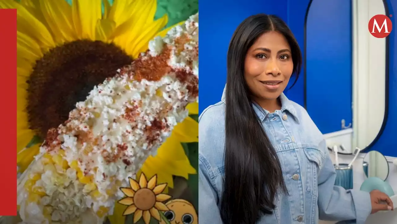 Yalitza Aparicio presume flores amarillas