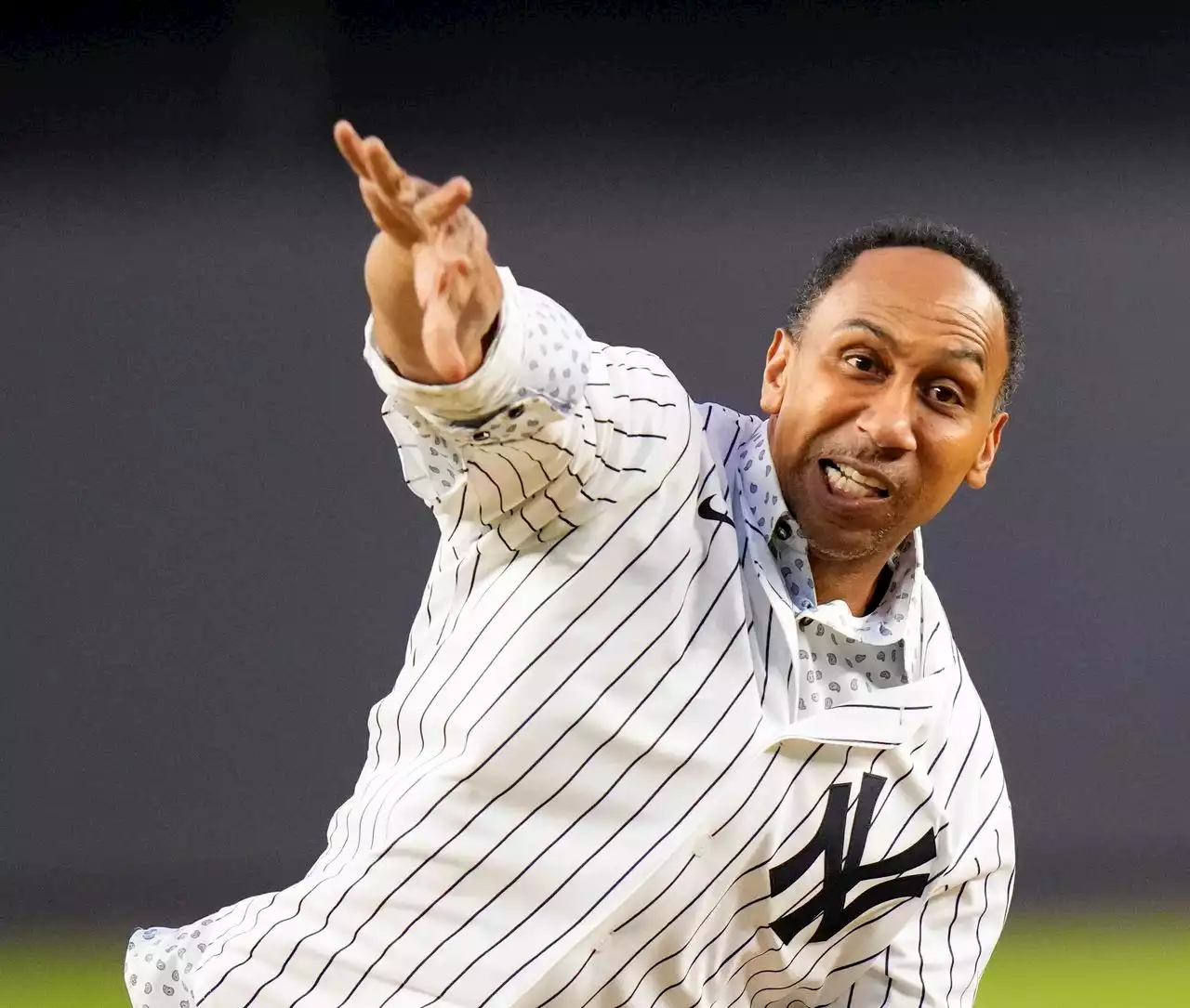 WATCH: ESPN’s Stephen A. Smith’s humiliating first pitch before Yankees vs. Blue Jays