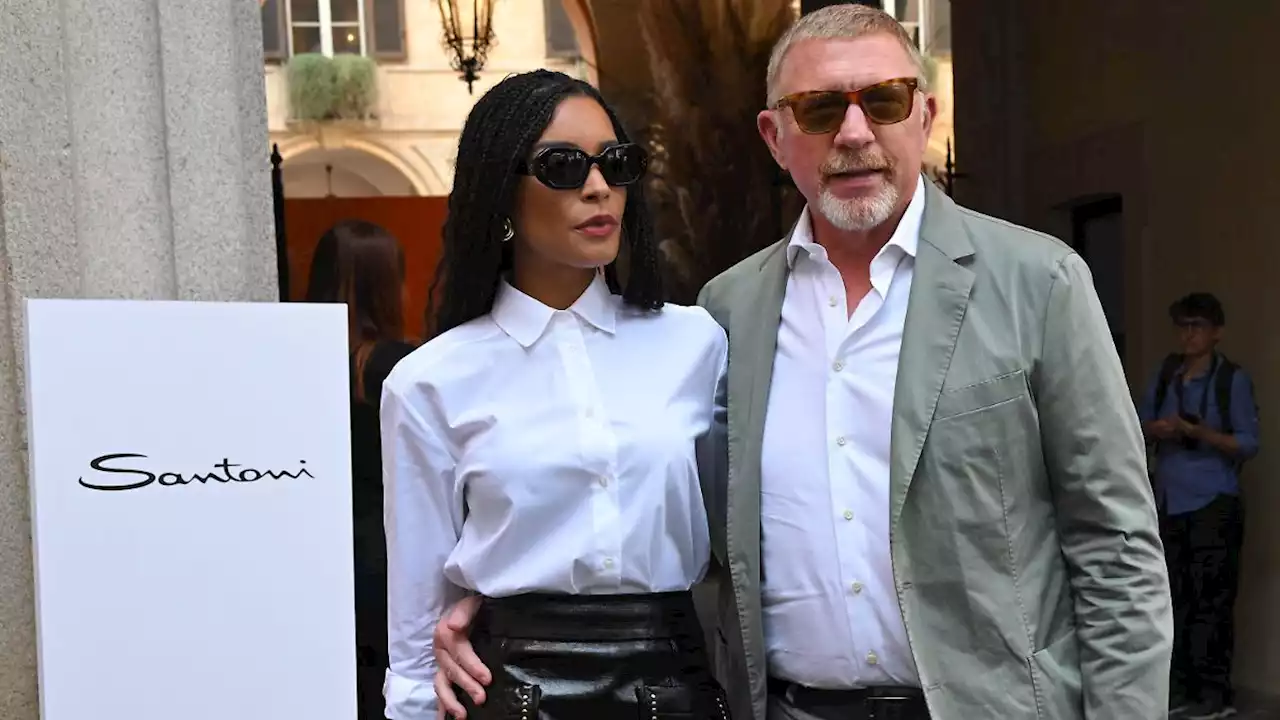 Boris Becker besucht mit Freundin Fashion Week