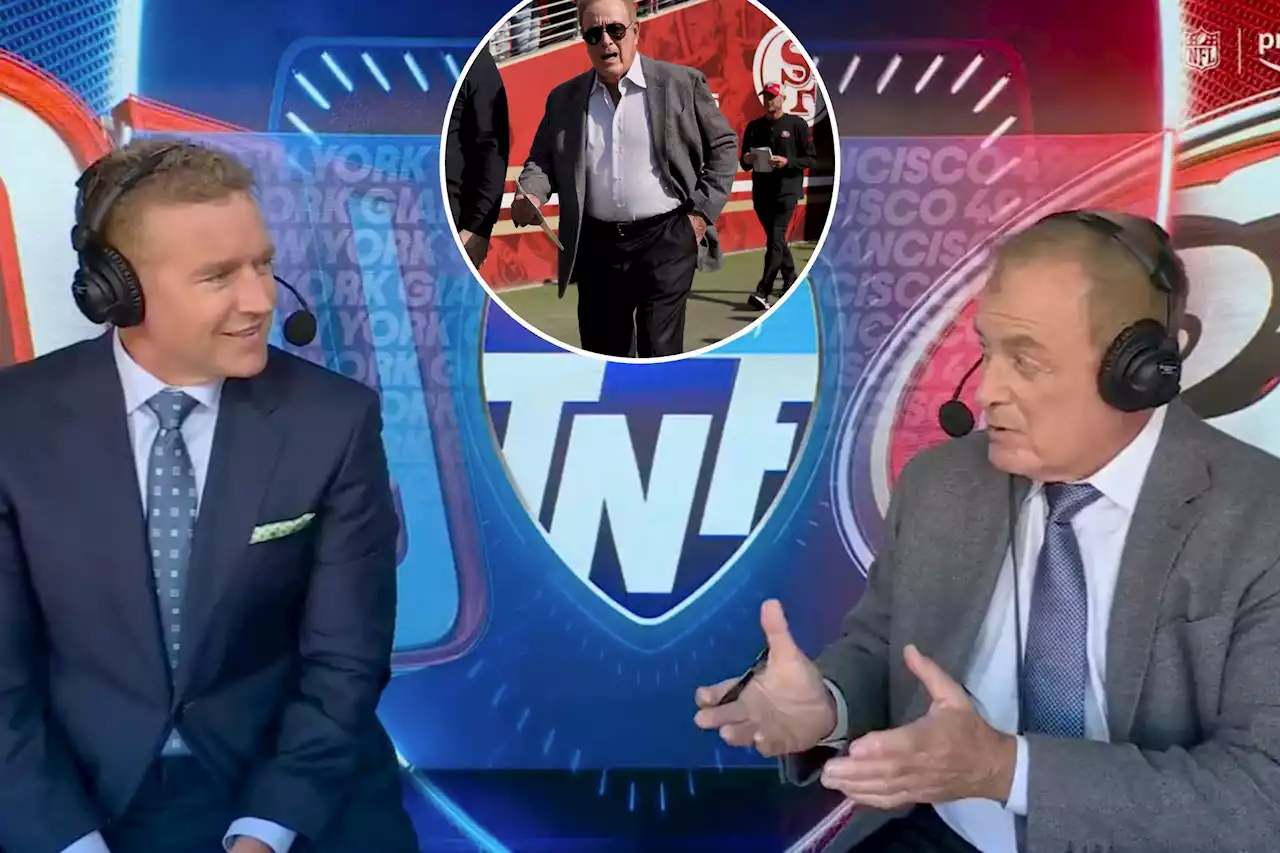 Al Michaels trolled for Super Bowl slip during Giants-49ers