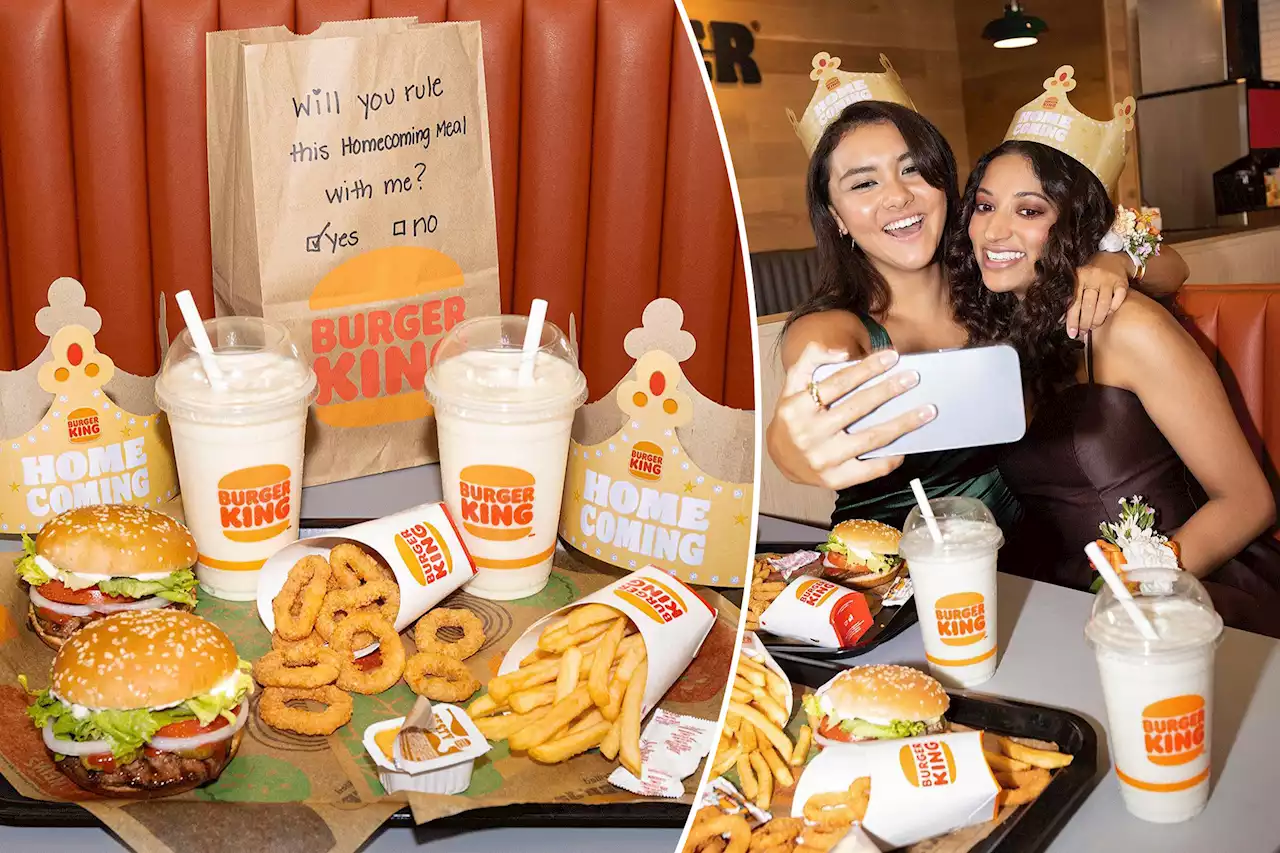 Burger King is offering a $10 romantic ‘homecoming meal’ for 2