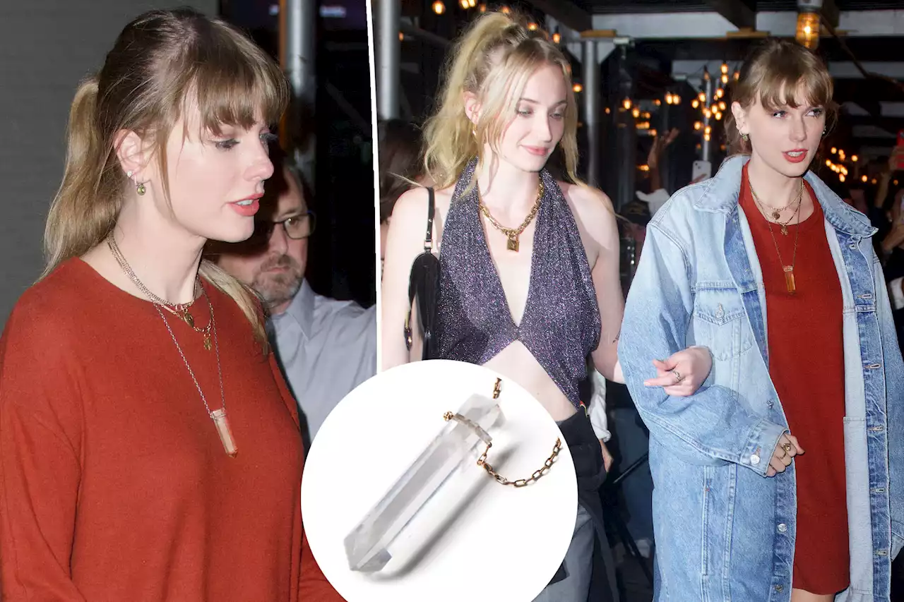 All about the ‘master healer’ crystal necklace Taylor Swift wore while out with Sophie Turner