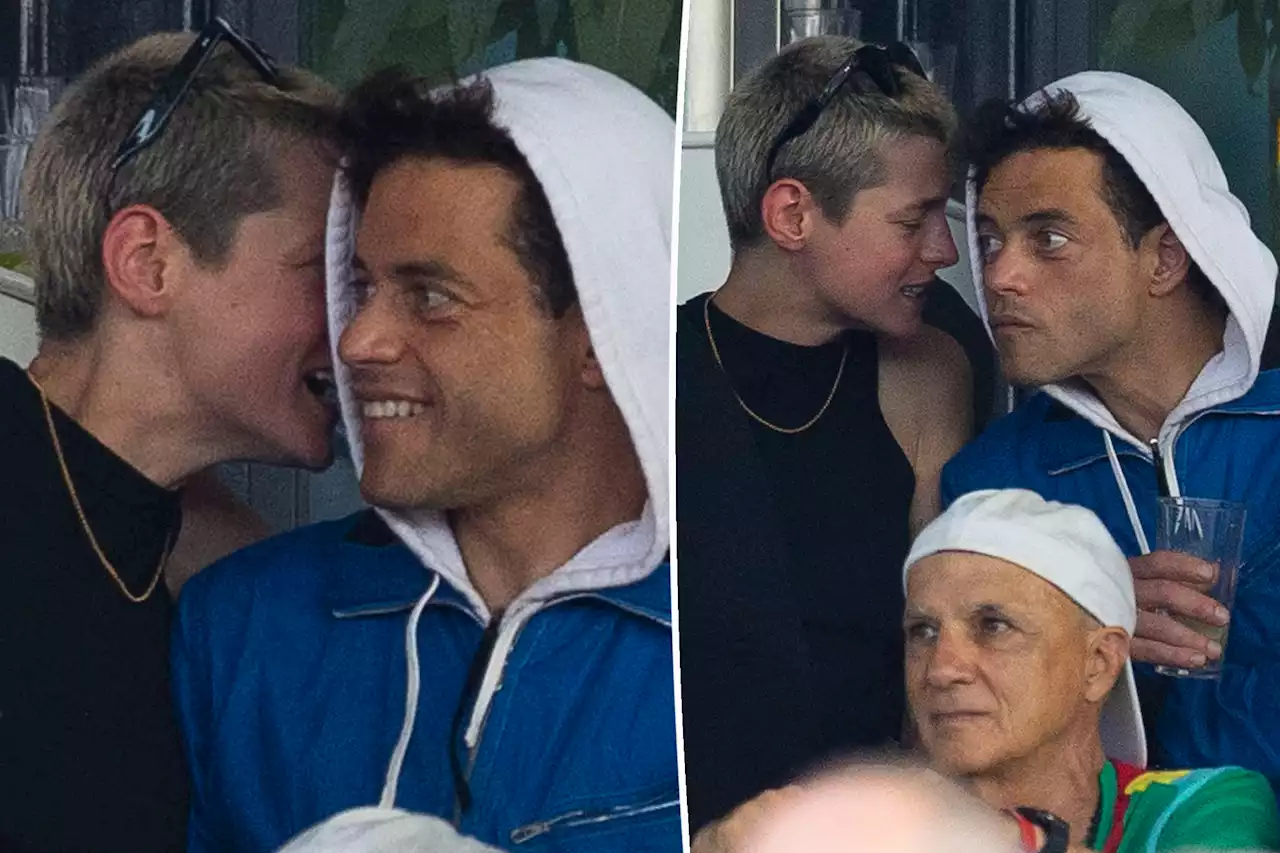 Rami Malek, 42, and Emma Corrin, 27, confirm romance with steamy public kiss