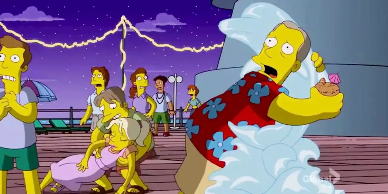 The Simpsons' Decade-Old Cruise Episode Compared To Real-Life Incident By Ship Captain