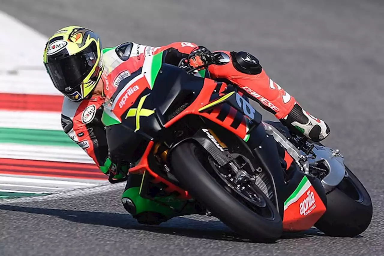 Max Biaggi: Test mit 225 PS Aprilia Limited Edition