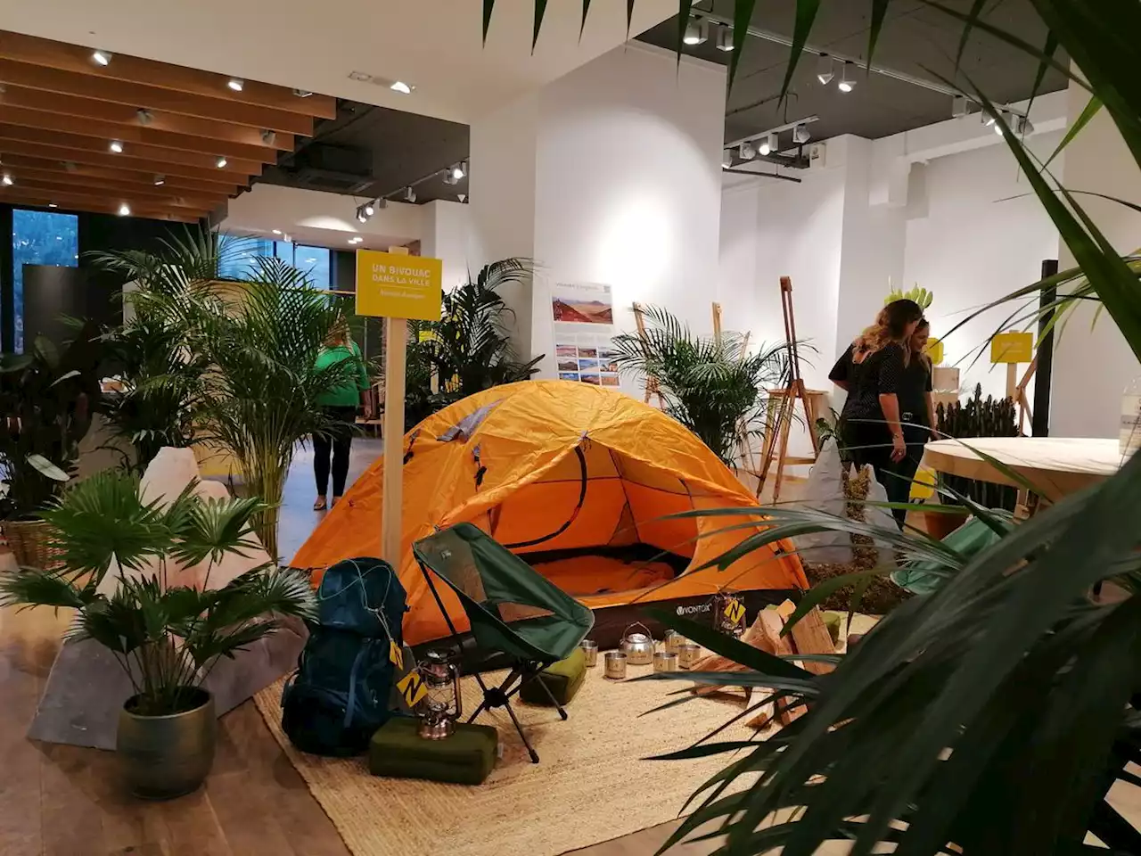 Bordeaux : l’agence de voyages Nomade aventure tient un « bivouac » jusqu’à dimanche soir à la Promenade Sainte-Catherine