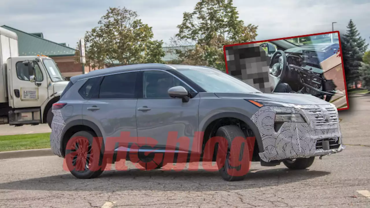 2025 Nissan Rogue refresh spy photos