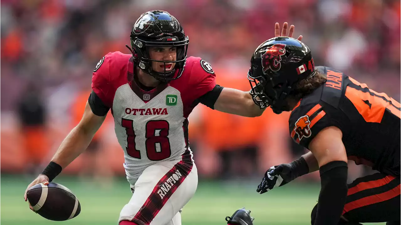 Ottawa Redblacks look to overcome frustrations and close out against Saskatchewan Roughriders