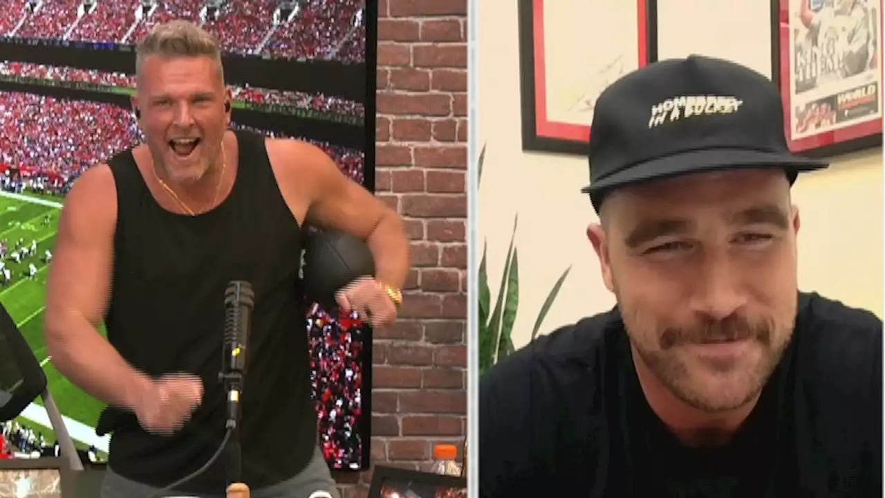 Travis Kelce comments on Taylor Swift rumours on 'The Pat McAfee Show'