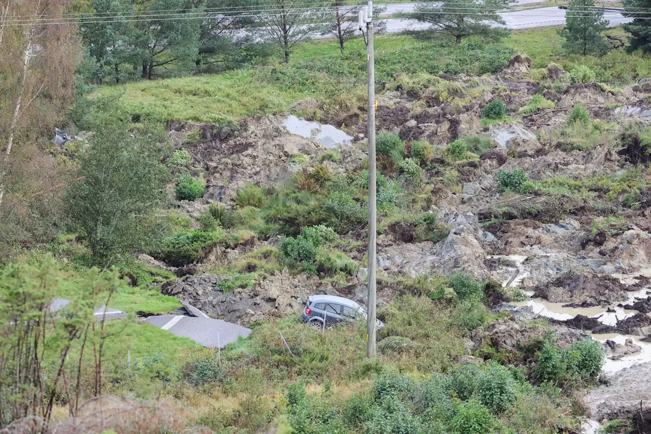 Europastrasse nach Erdrutsch in Schweden eingestürzt