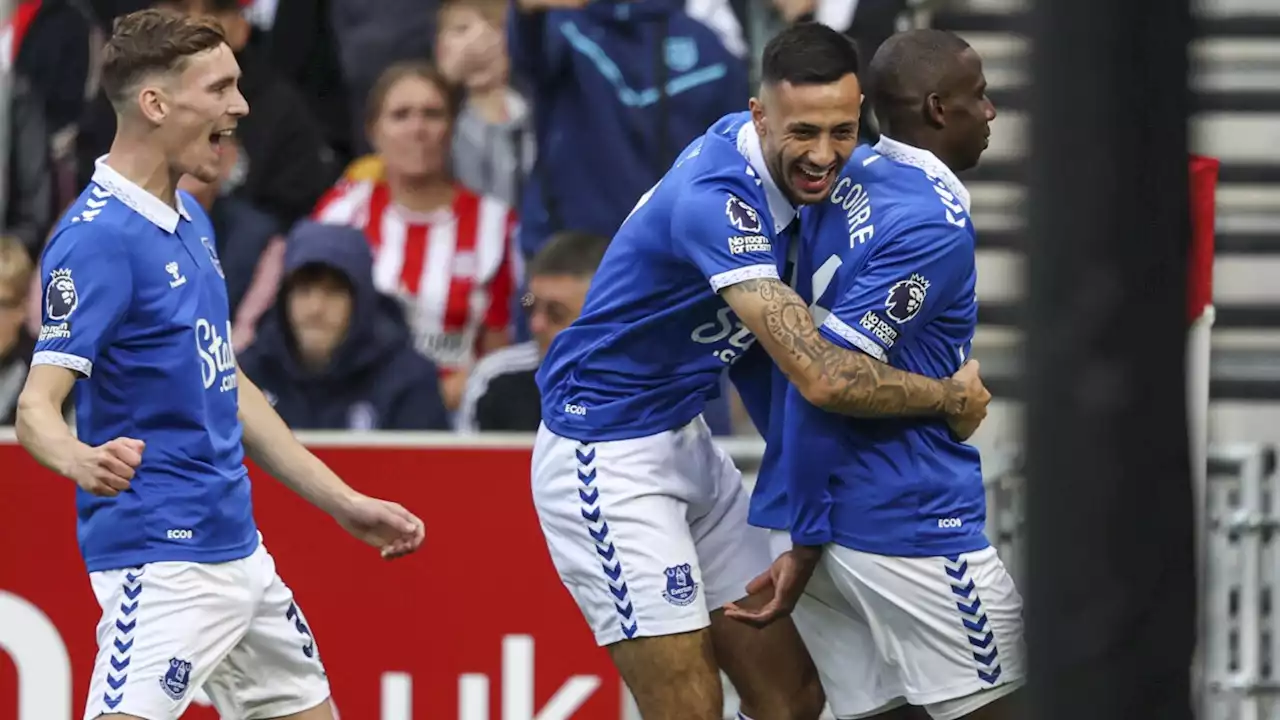 Everton beats Brentford 3-1 to pick up first Premier League win of the season