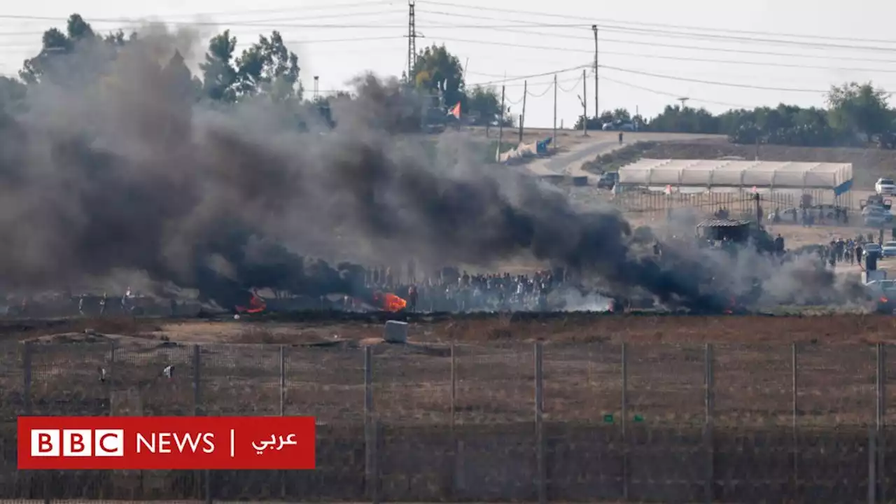 قطاع غزة: الجيش الإسرائيلي يقصف نقاط مراقبة لحماس بالتزامن مع استمرار تظاهرات الفلسطينيين في المنطقة