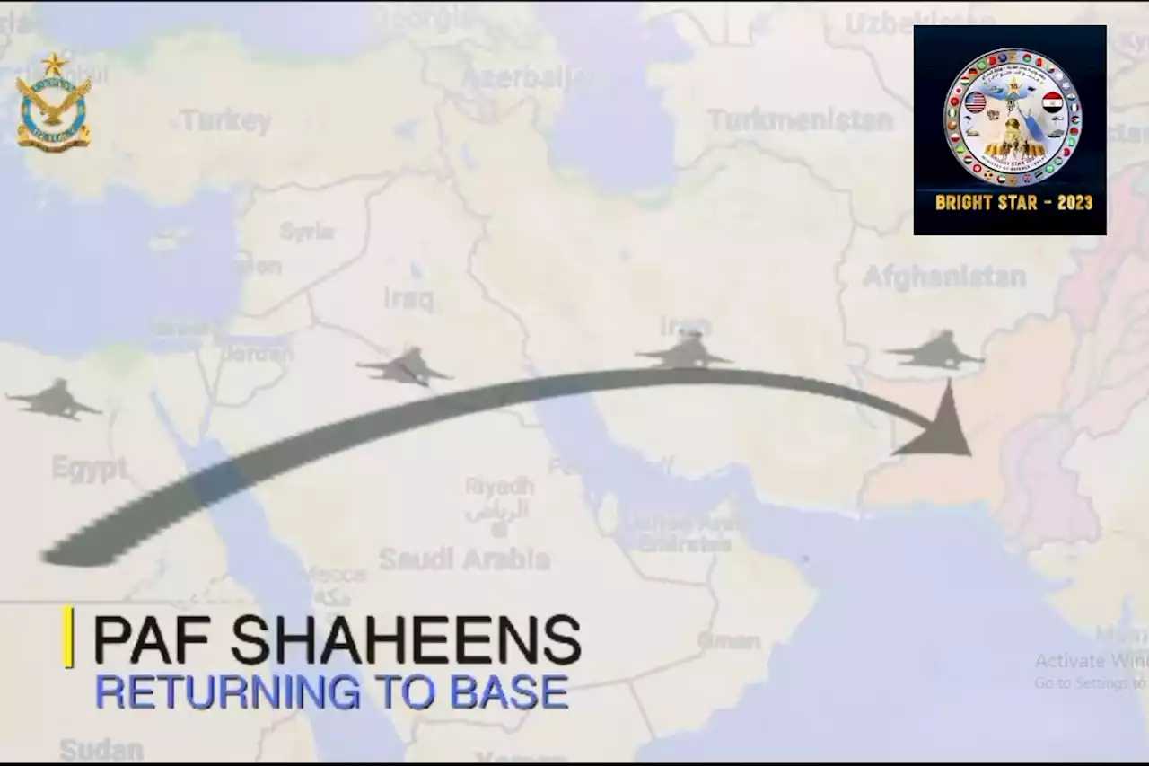 PAF contingent returns triumphant after participation in exercise Bright Star-2023