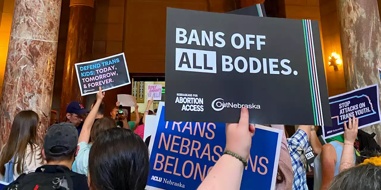 Trans Rights Advocates Fill Nebraska Capitol as Healthcare Ban Moves Toward Passage