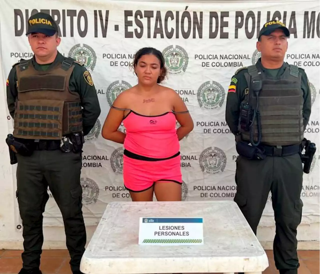 Mompox: Cortó a una menor de 16 años con una botella y Policía la capturó