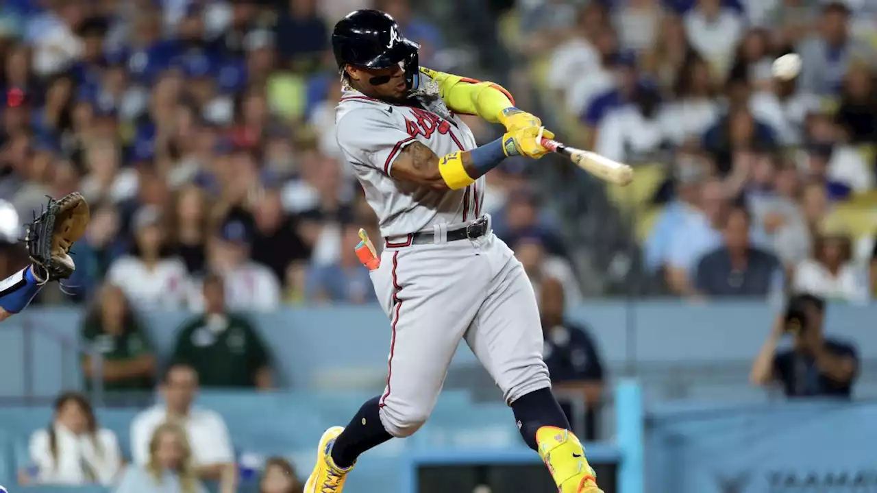 Braves' Acuna 5th player ever with 40-40 season