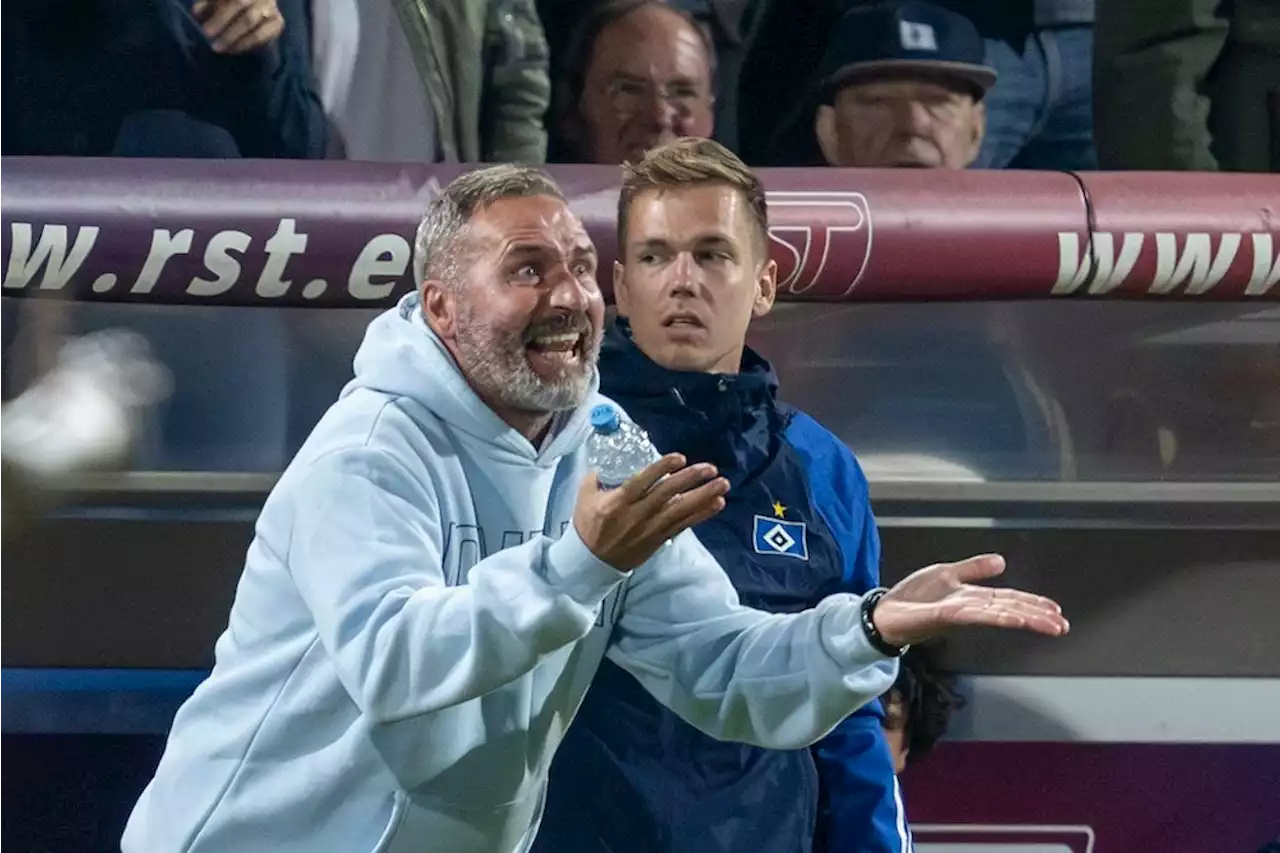 „Einfach bodenlos“: Trainer Tim Walter rastet aus – beim Hamburger SV brennt der Baum