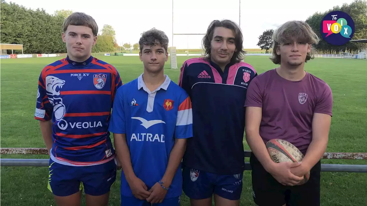 La Coupe du monde vue par des jeunes rugbymen du Racing-club d’Arras