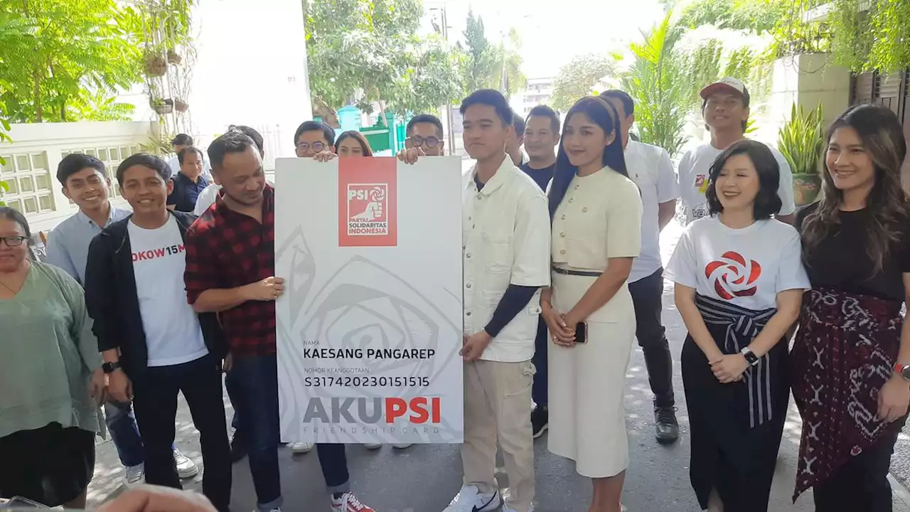 Kaesang Pangarep Resmi Jadi Kader, PSI: Dapat Energi Baru