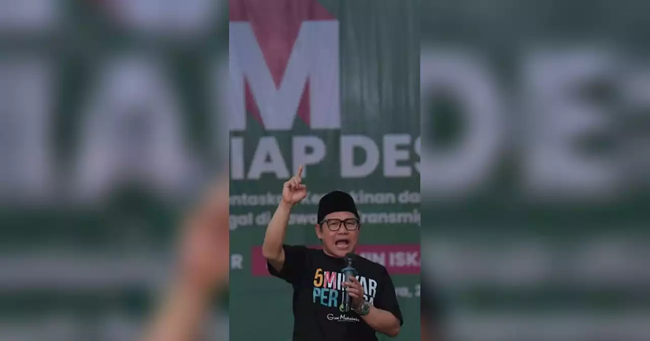 Cak Imin Pede Menang Meski Hanya Dua Poros di Pilpres 2024