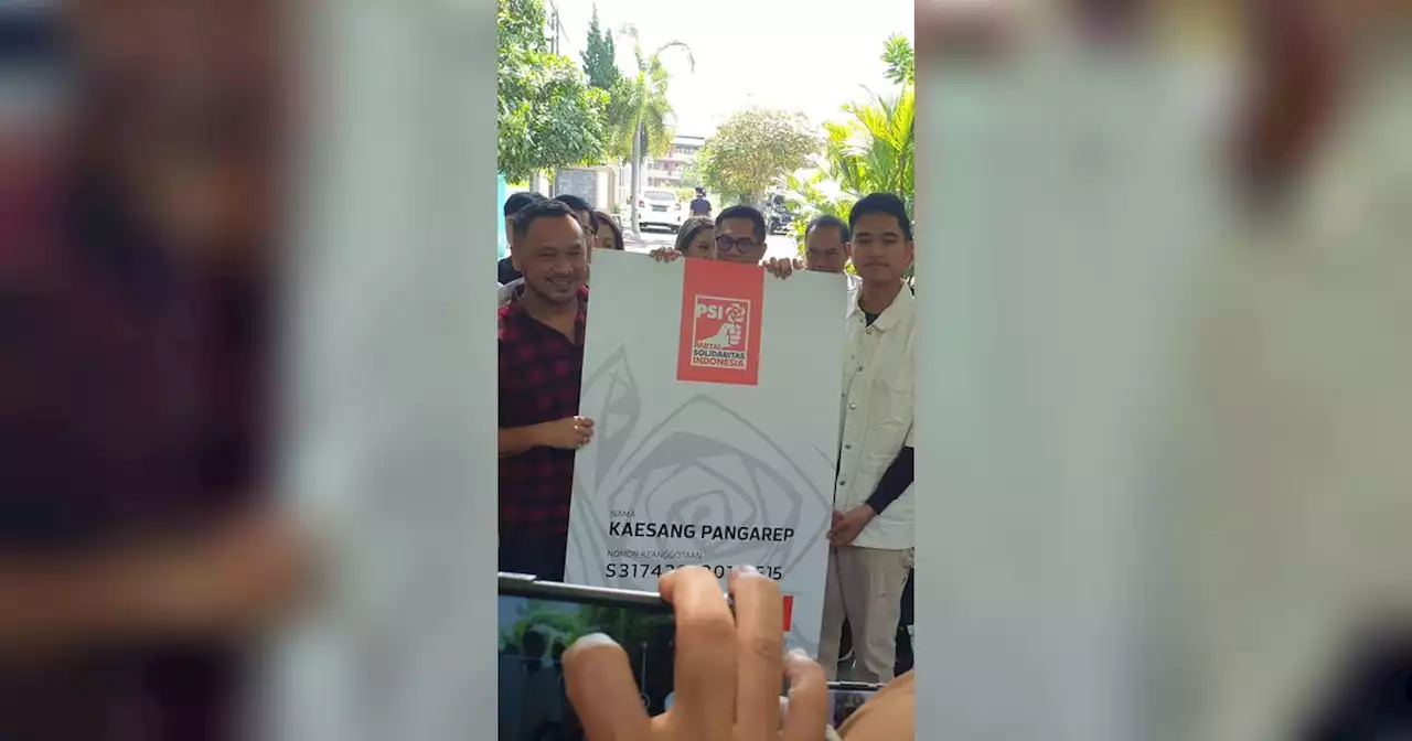 Gabung PSI, Begini Jawaban Santai Kaesang soal Aturan PDIP Satu Keluarga Tak Boleh Beda Partai