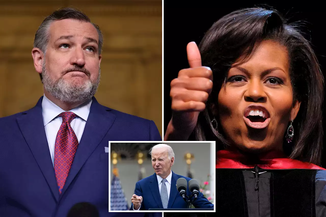 Dems could discard Biden for Michelle Obama in 2024, Ted Cruz claims