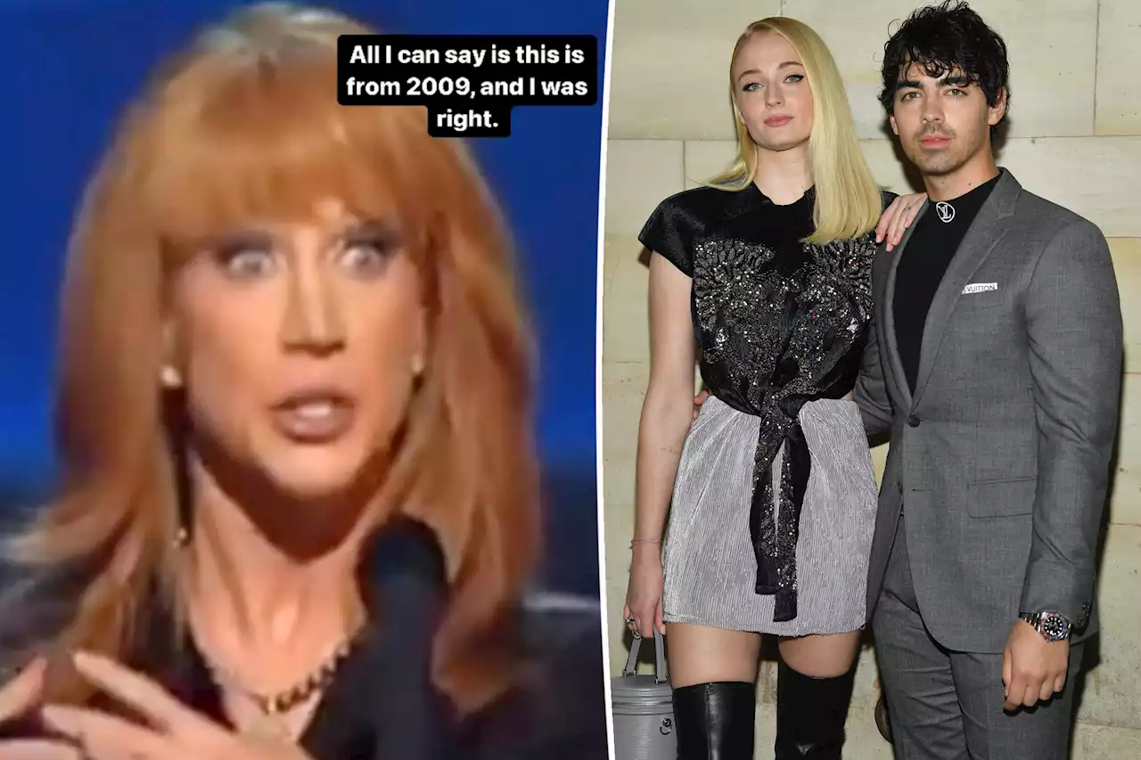 Kathy Griffin slams ‘embarrassing’ Jonas Brothers in resurfaced clip amid Joe’s divorce: ‘#TeamSophie’