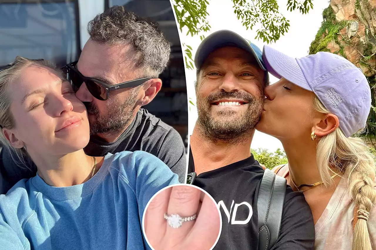 Sharna Burgess announces Brian Austin Green proposed two months ago: ‘Of course I said yes’