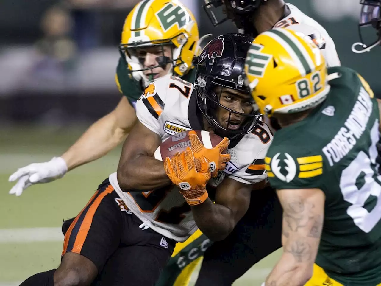 Tre Ford leashed as Edmonton Elks upended by B.C. Lions