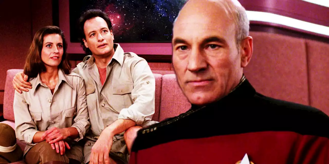 Star Trek: DS9 Revealed That Q Broke His TNG Promise To Picard