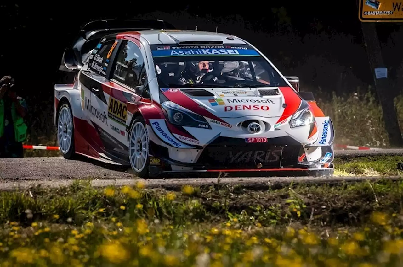 Ott Tänak legt bei der ADAC Rallye Deutschland vor