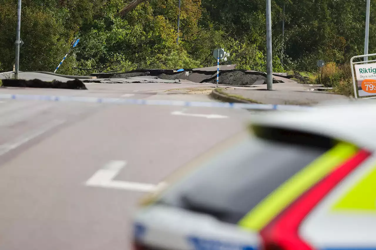 – Mehr als 100 Meter einer Schnellstrasse weggebrochen