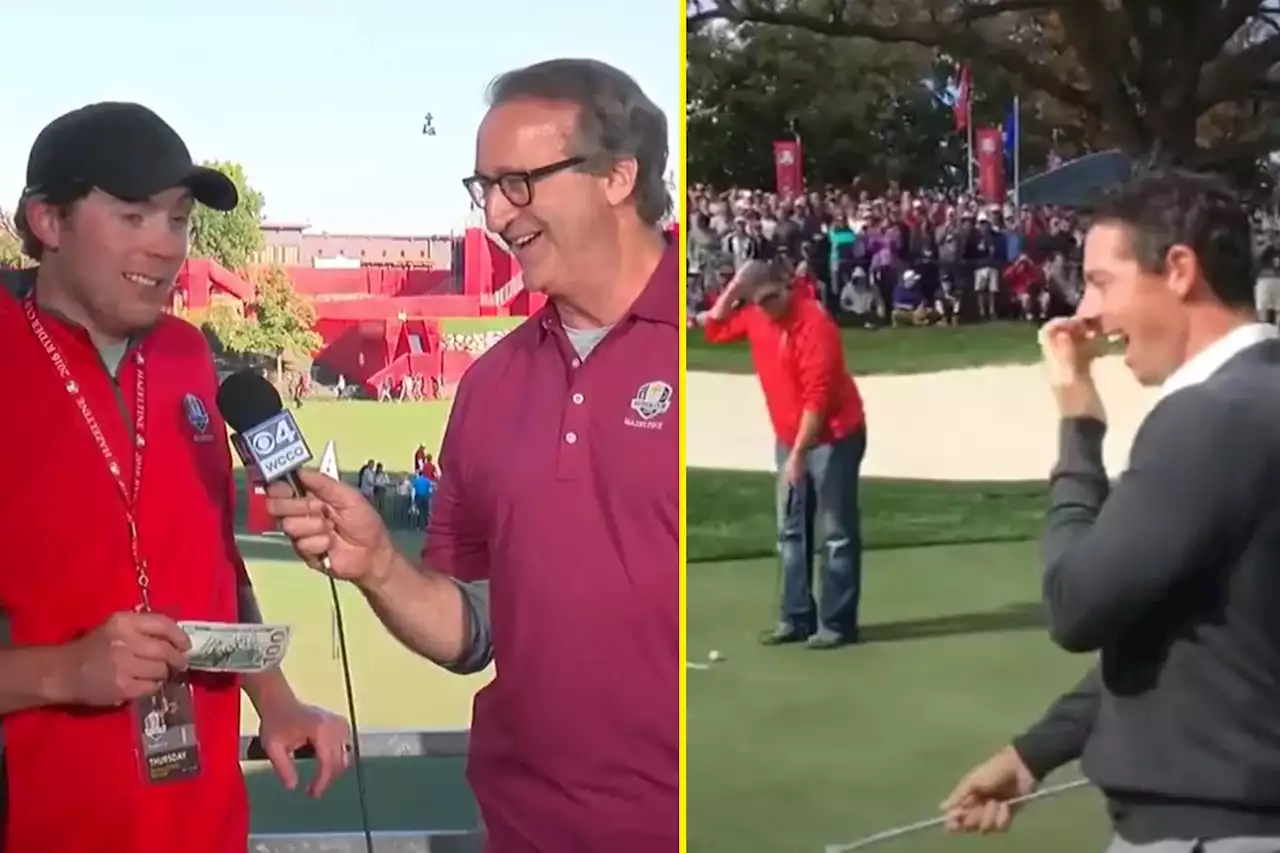 Rose lost $100 bet to heckling USA fan over putt at Ryder Cup and McIlroy loved it