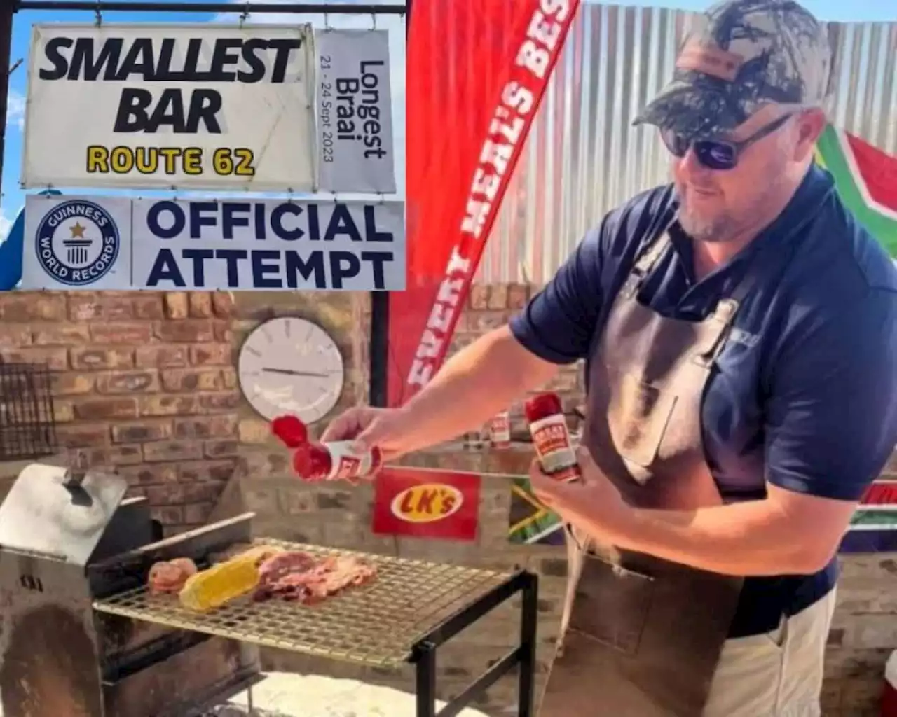 Giving it stick: Calitzdorp man attempts Guinness World Record for longest braai [Watch]