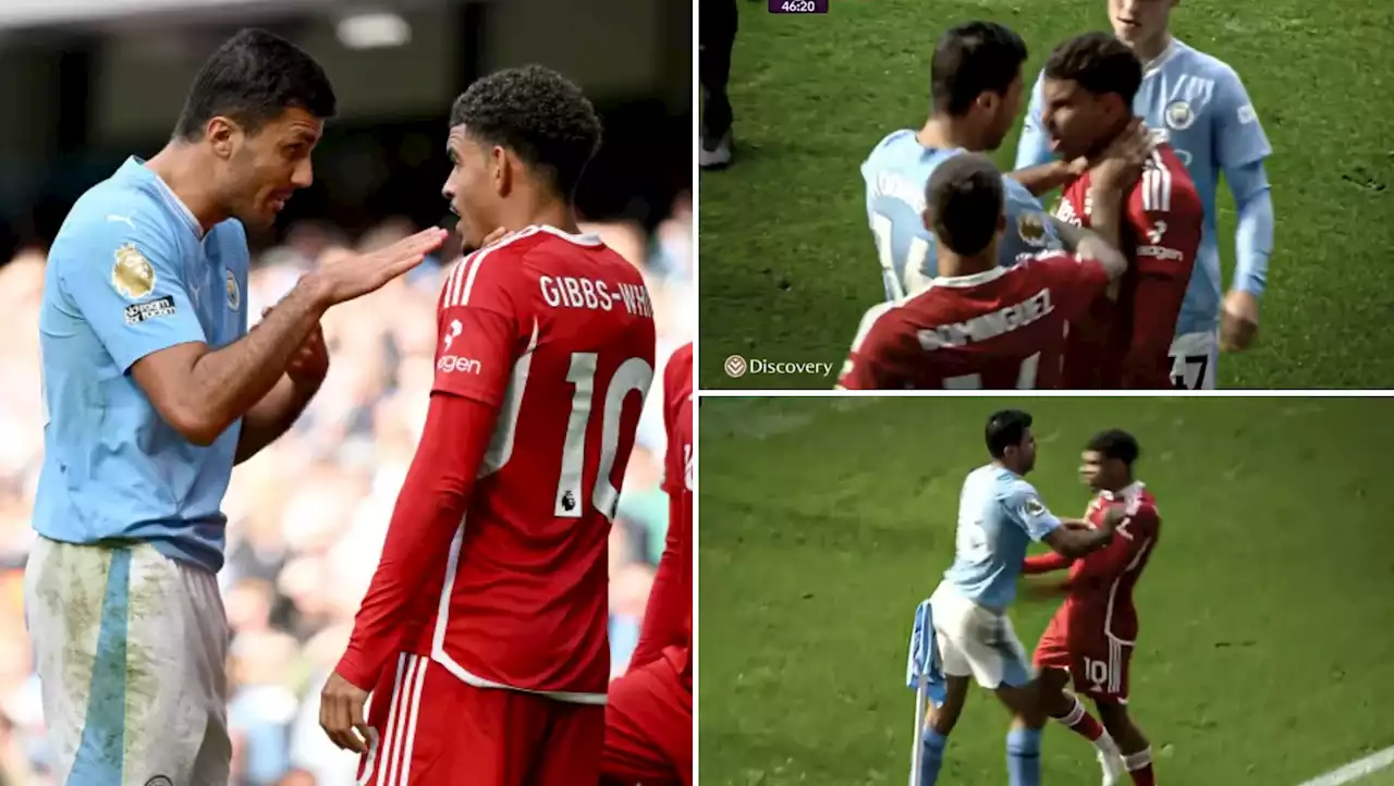 Rodri facing suspension for Arsenal vs Man City clash after violent conduct red card