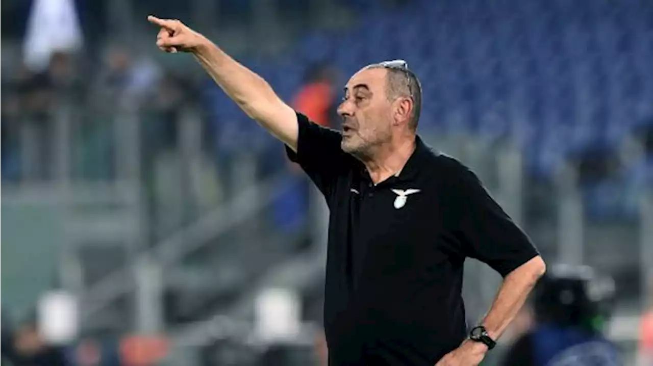 Lazio, Sarri: 'Non bisogna farsi prendere dall'ansia, vogliamo risalire la classifica'