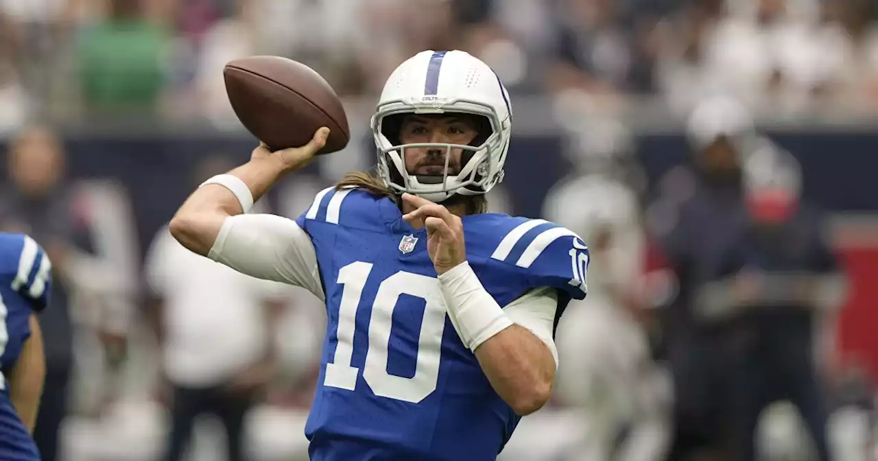 Colts QB Anthony Richardson ruled out, Gardner Minshew to start vs. Ravens