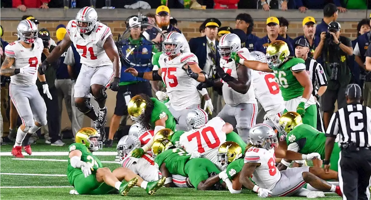 Notre Dame Only Had 10 Players on Field for Ohio State's Game-Winning Touchdown